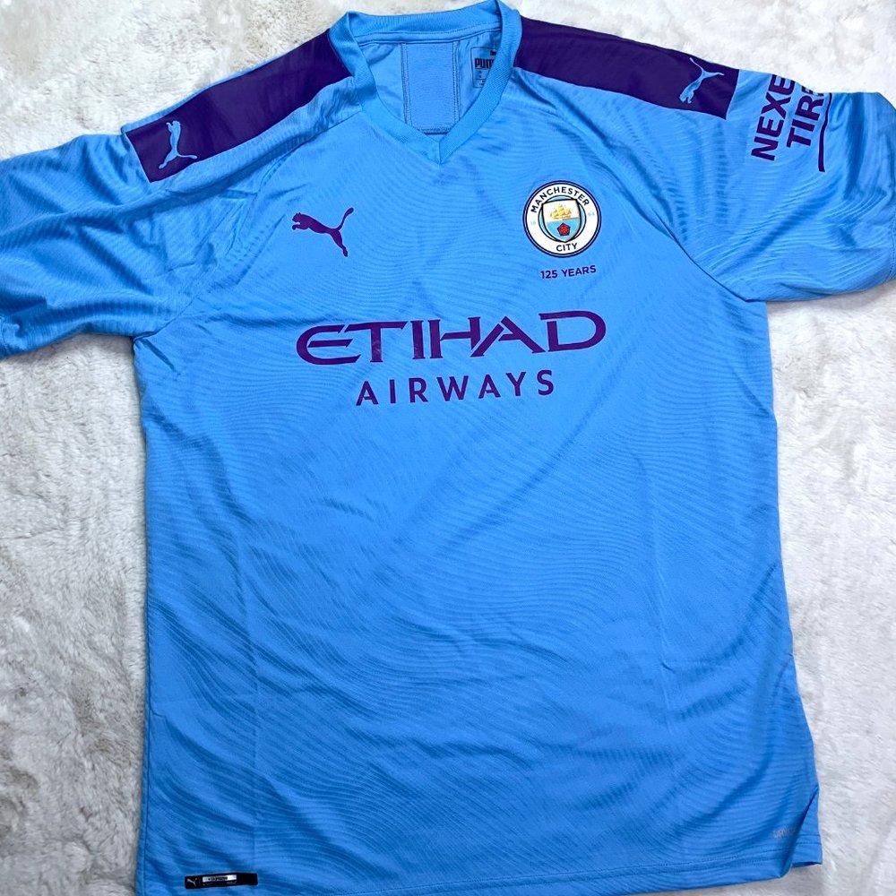PUMA Manchester City FC Authentic Home Soccer Jers